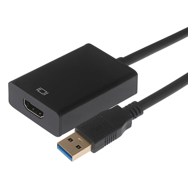 Maplin USB-A to HDMI Adapter V3.0 with 15cm Cable