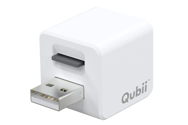 Maplin Qubi Auto Backup & Charging Adapter with MicroSD Card Slot for iPhone & iPad
