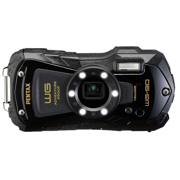 Ricoh WG-90 16MP 5x Zoom Tough Compact Camera - Black
