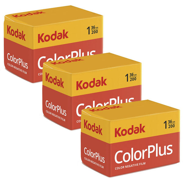 Kodak Color Plus 200 135 Film 36 Exposure - Pack of 3