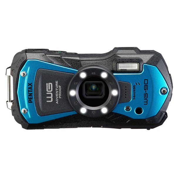 Ricoh WG-90 16MP 5x Zoom Tough Compact Camera - Blue