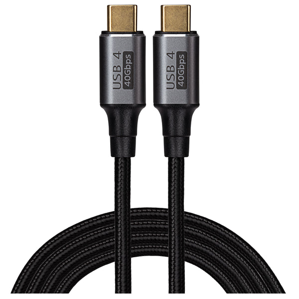 Maplin Pro USB-C to USB-C Cable V4.0 Braided 40Gbps 8K@60Hz Super Speed 1.2m