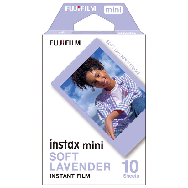 Fujifilm Instax Mini Soft Lavender Photo Film - 10 Shot Pack