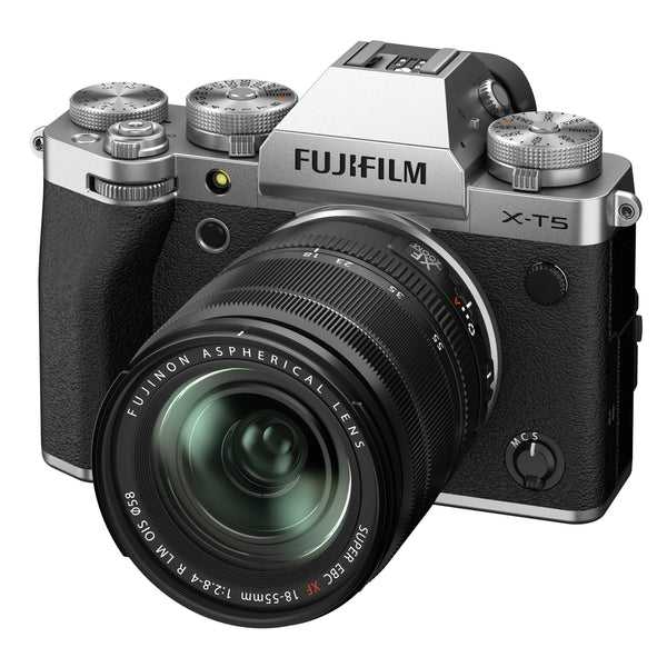 Fujifilm X-T5 Mirrorless Digital Camera XF18-55mm F2.8-4 R LM OIS Lens Kit - Silver