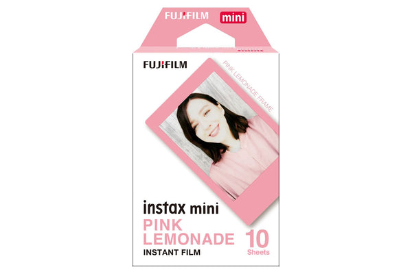 Fujifilm Instax Mini Instant Photo Film - Pink Lemonade, 10 Shot Pack