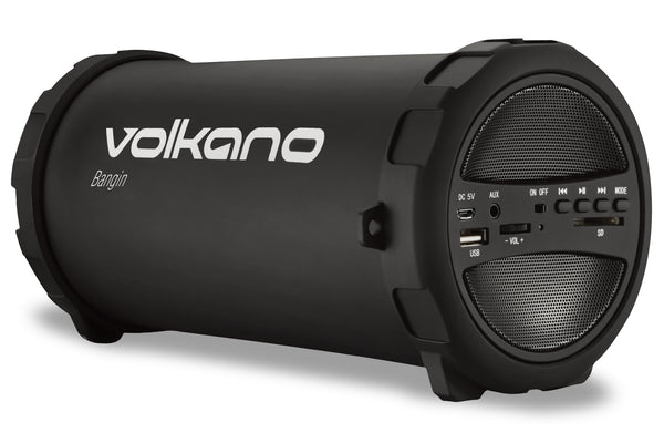 Volkano True Wireless Portable Bluetooth Speaker - Black