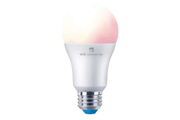 4lite WiZ Connected A60 Dimmable Multicolour WiFi LED Smart Bulb - E27 Large Screw