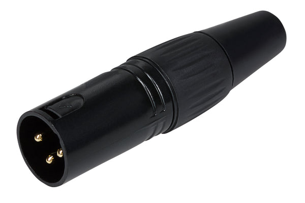 Maplin XLR Male Connector Gold Plated Copper Contacts Zinc Shell