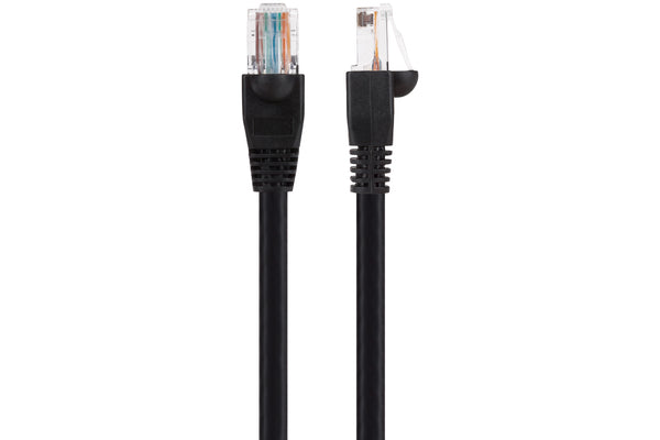 Maplin CAT6 RJ45 Plug UTP Ethernet Network Cable - Black, 10m