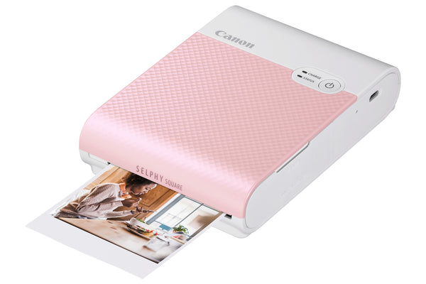 Canon Selphy Square QX10 Wireless Photo Printer - Pink
