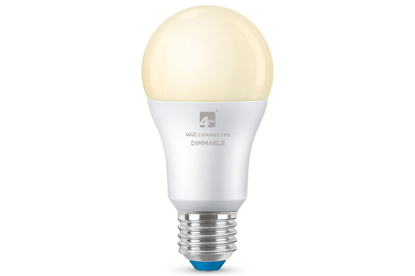 4lite WiZ Connected A60 Warm White WiFi LED Smart Bulb - E27 Large Screw