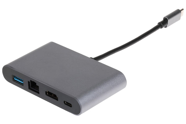 Nikkai USB-C Multiport Hub USB-A 3.0 / HDMI 4K / Gigabit RJ45 / USB-C PD