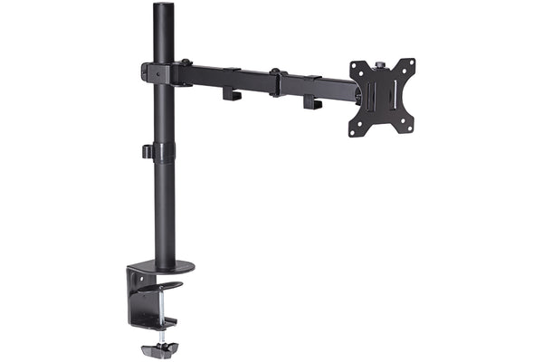 ProperAV Swing Arm Desk PC Monitor Mount 17''- 34'' Ext VESA Max 100x100