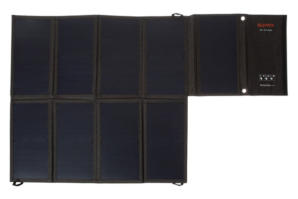 Maplin 60W Solar Portable Charger Foldable 9 Panel Design 5V 2.4A