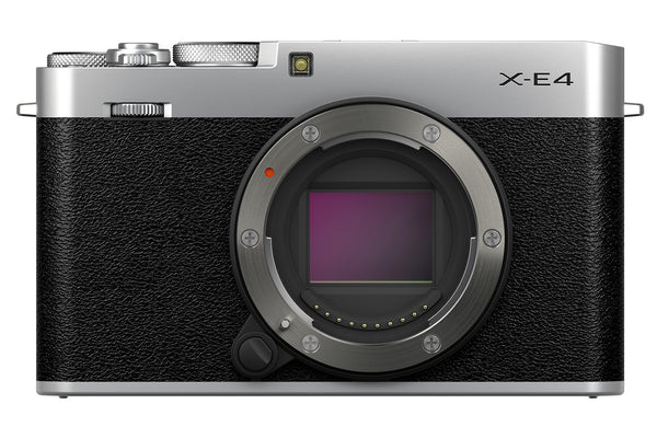 Fujifilm X-E4 Mirrorless Camera - Silver, Body Only