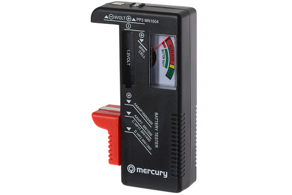 Maplin Mercury Universal Analogue Battery Tester for AA, AAA, C, D, 9V PP3 & Coin Button Cells