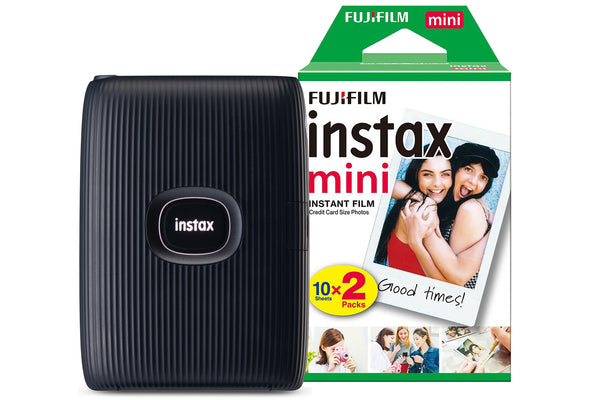 Fujifilm Instax Mini Link 2 Wireless Photo Printer with 20 Shot Pack - Space Blue