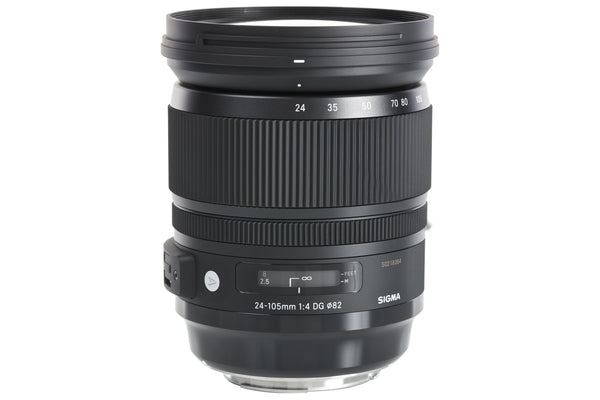 Sigma 24-105mm f/4.0 DG HSM  Wide Telephoto Camera Lens for Nikon F Mount