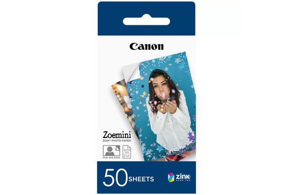 Canon Zoemini Zink Photo Paper 50 Sheet Pack