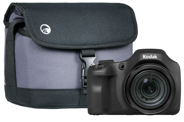 Kodak PIXPRO AZ652 20MP 65x Zoom Bridge Camera with Case - Black