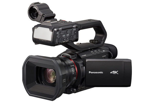 Panasonic HC-X2000E 4K Professional Camcorder 24x Optical Zoom, 3.5" LCD, WiFi, SD/SDHC/SDXC Compatible - Black