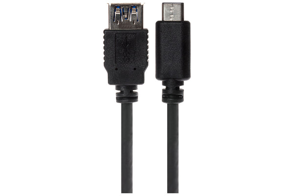 Maplin PRO USB-C to USB-A Female Cable 3.1 Gen2 Super Speed Data Transfer 1m