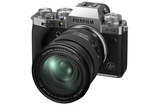 Fujifilm X-T4 Mirrorless Digital Camera XF 16-80mm Lens Kit - Silver