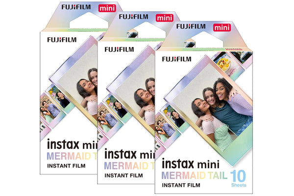 Fujifilm Instax Mini Mermaid Tail Photo Film - 30 Shot Pack