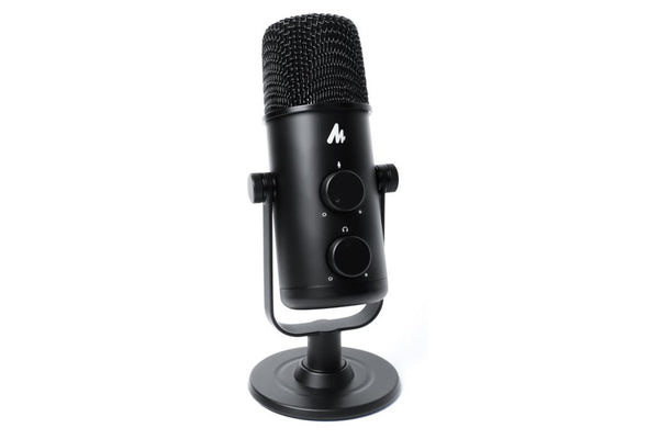 Maono USB-C Desktop Condenser Cardioid Omnidirectional Microphone with Headphone Jack