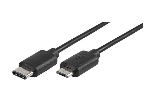 Maplin USB-C to Micro USB-B Cable 1m
