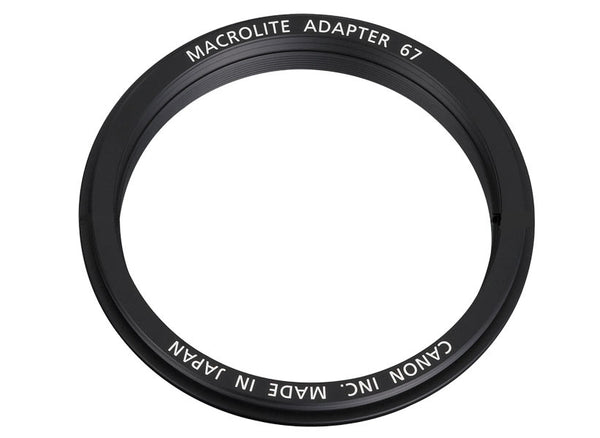 Canon ML-67 Macrolite Ring Flash Adapter for 67mm Filter Thread Lenses