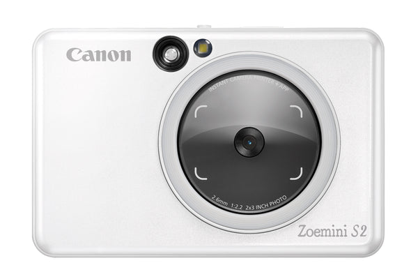 Canon Zoemini S2 Pocket Size 2-in-1 Instant Camera (10 Shots) - Pearl White