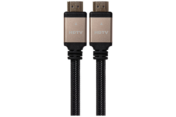 Maplin HDMI to HDMI 4K Ultra HD Cable with Gold Connectors - Black, 15m