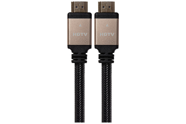 Maplin HDMI to HDMI 4K Ultra HD Cable with Gold Connectors - Black, 15m