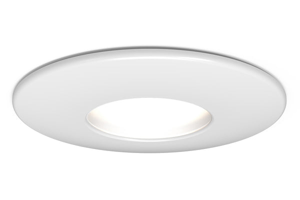 4lite IP20 GU10 Fire-Rated Downlight - Matte White