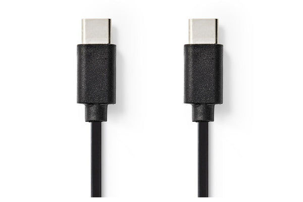 Maplin USB-C to USB-C Braided Cable 60W 1m