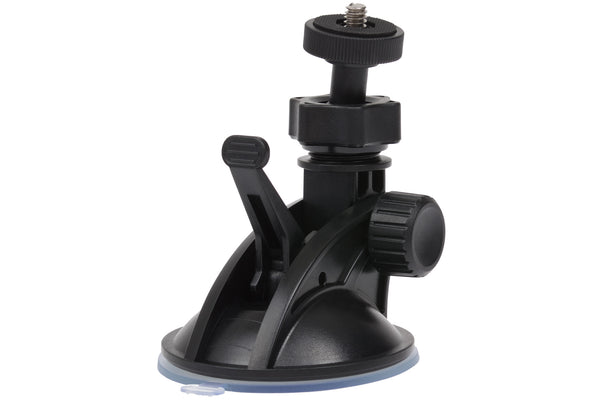 PRAKTICA Suction Cup Camera Mount for Action Camera Camcorder with Tripod Fitting