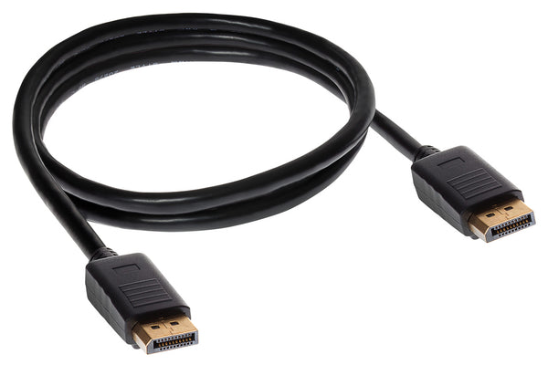 Maplin DisplayPort to Displayport Cable 4K Ultra HD 1m Black