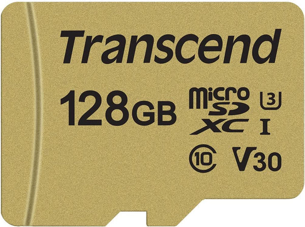 Transcend High Endurance 128GB UHS-I U3 Class 10 MicroSD Card with Adapter