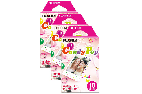 Fujifilm Instax Mini Instant Photo Film - CandyPop, 30 Shot Pack