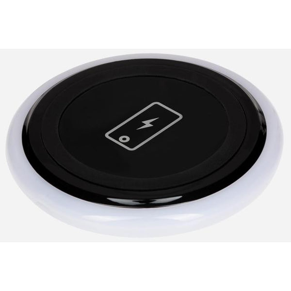 Status 1A Wireless Desktop Charger Pad for Qi Charging Compatible Mobile Phones - Black