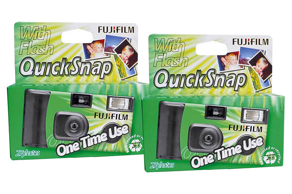 Fujifilm Superia Xtra 400 VV Type 27 Exposures QuickSnap Disposable Camera with Flash - Pack of 2