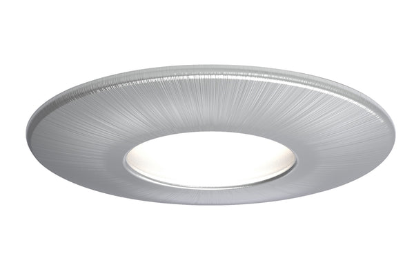 4lite WiZ Connected Fire-Rated IP20 GU10 Smart LED Downlight - Satin Chrome