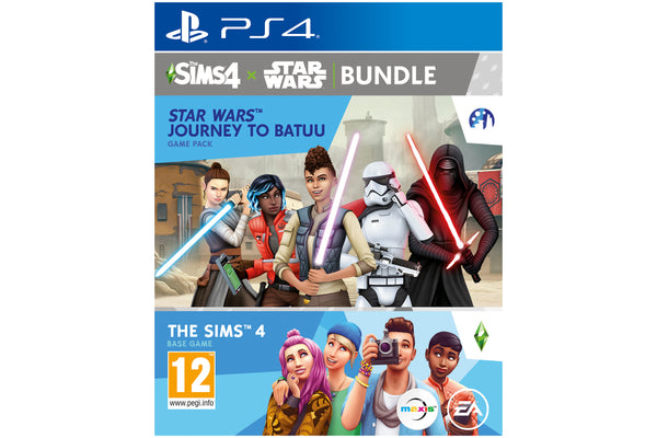 Sony PlayStation 4 SIMS 4 Plus Star Wars: Journey to Batuu Game Bundle
