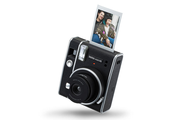 Fujifilm Instax Mini 40 Instant Camera with 10 Shot Film - Black