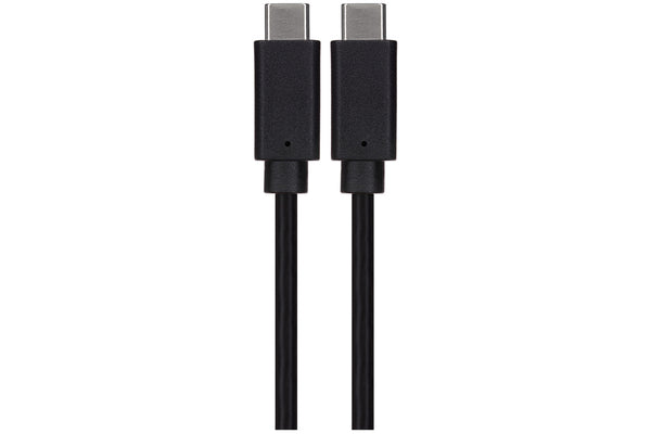 Maplin USB-C to USB-C Cable Braided 60W 2m Black