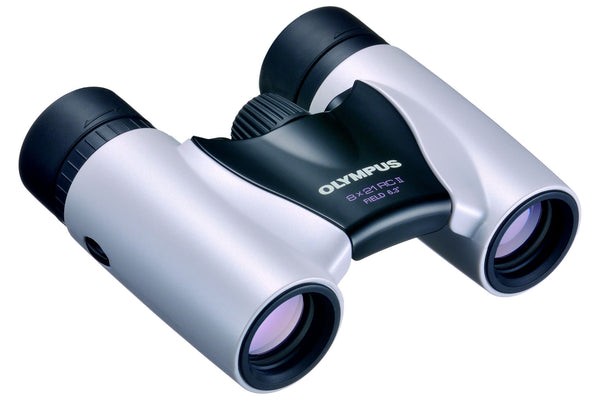 Olympus 8x21 RC II Pearl White Binoculars inc Case