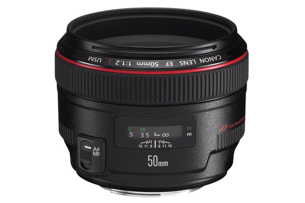 Canon EF 50mm f/1.2 L USM Lens filter size 72mm