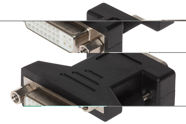 Maplin DVI-I 24 + 5 Pin Female Dual Link to VGA 15 Pin Male Adapter