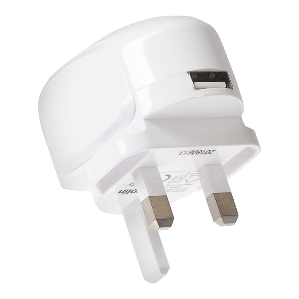 Maplin 1 Port USB Wall Charger 1x USB-A 2.4A High Speed Charging
